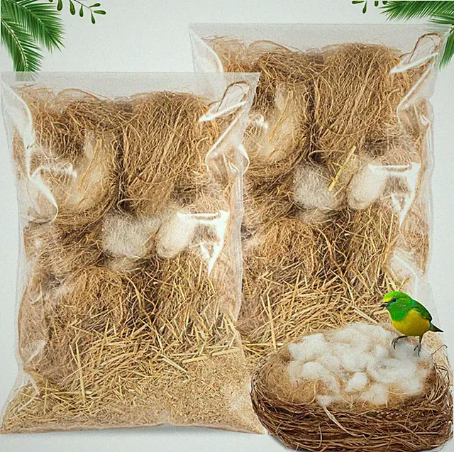 2 Pack Bird Nesting Material for Hummingbirds Canaries Finches Nests Bedding