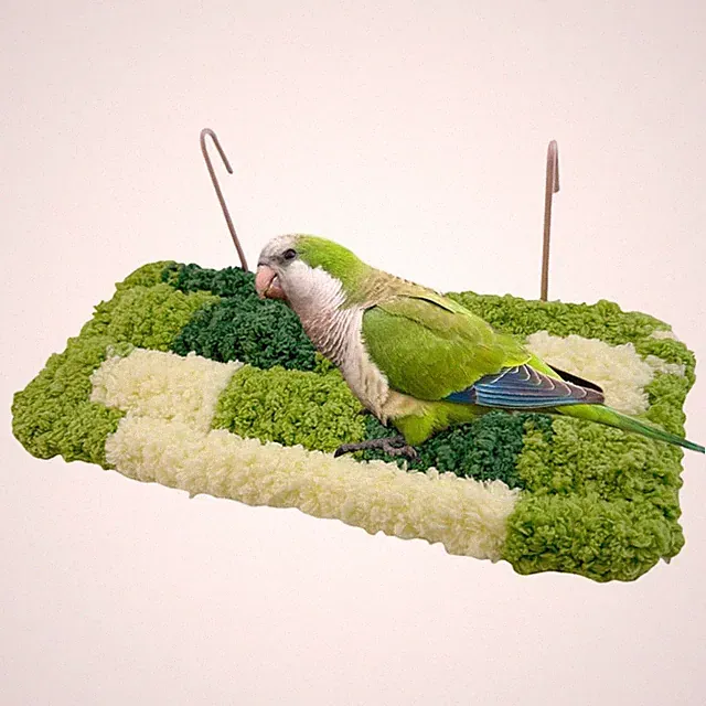 Bird Bed for Cage Plush Parrot Warm Bird Nest for Sleeping Soft Warm Hanging...