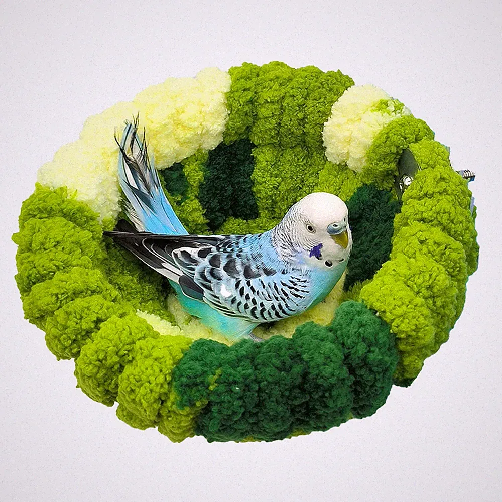 Bird Bed for Cage Warm Bird Nest Parrot Nest Parakeet Nest Winter Cockatiel Bed