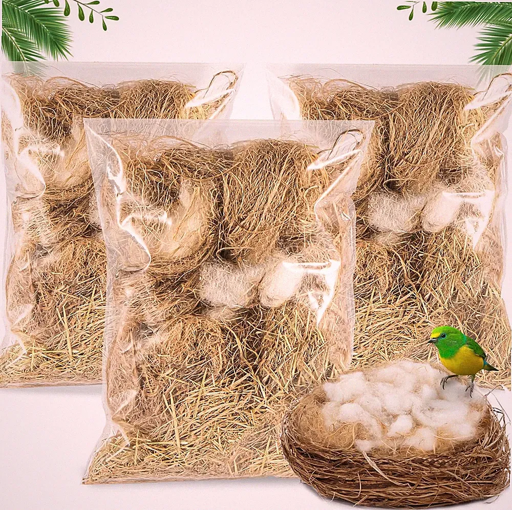 Bird Nesting Material - Bird Nests Bedding Hummingbird Nesting Material Mixing C