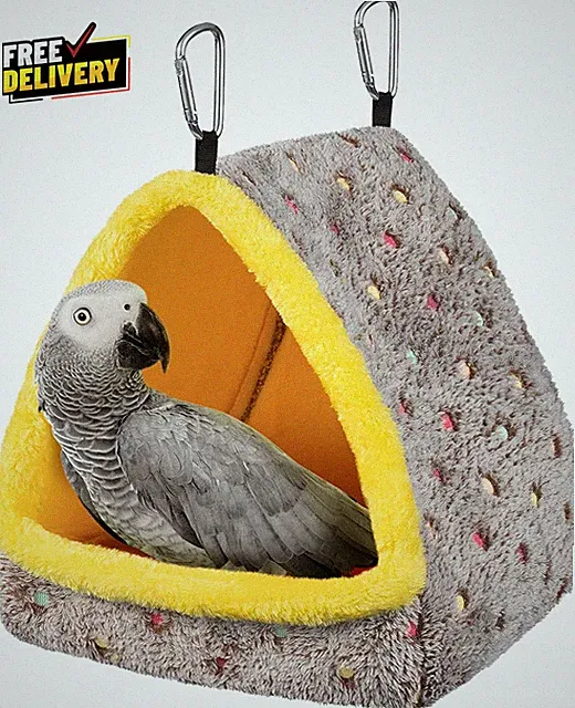 Large Winter Warm Bird Nest House Comfortable Bird Bed for Cage with Mat