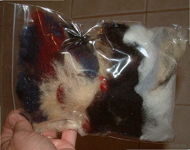 Natural Wool Fluff Bedding Nesting Material REAL Sheepskin for BIRDS Fly Tying