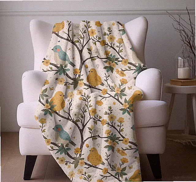 Spring Bird Watcher Blanket Nature Lover Wildlife Throw Cozy Home Decor